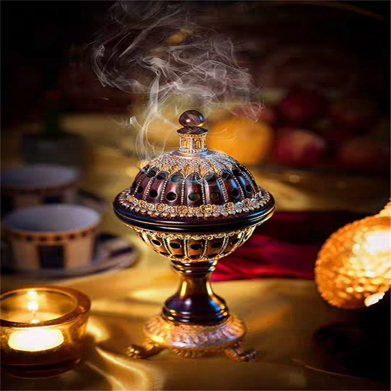 Luxury Globe Incense Burner (Brown) and Incense Bur..